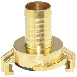 Spojka bajonetova s hadicovou koncovkou d25mm - 1" mosadzna, s tesnenim