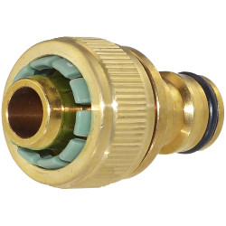 Rychlospojka na hadicu 1/2" - d12/d15mmxd12.5mm vonkajsia, mosadzna