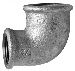 C.90-R koleno redukovane FF    1" x1/2"  pozinkovane