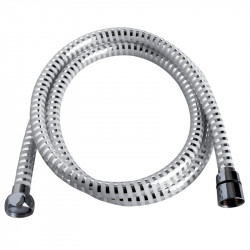 Hadica sprchova 150cm plastova biela/chrom