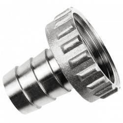 Koncovka hadicova  G   1"  xd20mm, kovova poniklovana s gumovym tesnenim