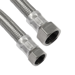 Hadicka flexi voda 1/2"x3/8"   400 FF Nerez  /d8xd12mm/