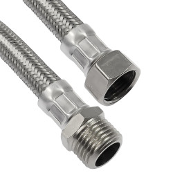 Hadicka flexi voda 1/2"x1/2"   500 MF Nerez  /d8xd12mm/