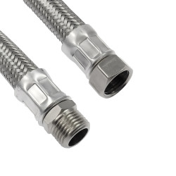 Hadicka flexi voda 3/8"x3/8" 1000 MF Nerez /d8xd12mm/