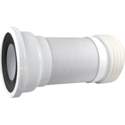 WC FLEXI RURA PVC d110/280x575mm s kovovou spiralou, gumova manzeta