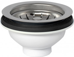 Pileta 6/4" d115mm s nerezovou zatkou