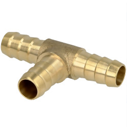 T-kus hadicovy  d10mm x d10mm x d10mm,  mosadzny