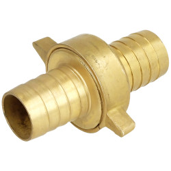 Spojka hadicova d13mm x G3/4" x d13mm s prevlecnou maticou, mosadzna
