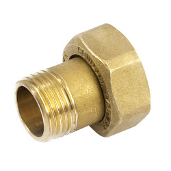 Polsroubenie   1"  x5/4" s prevlecnou maticou, mosadzne