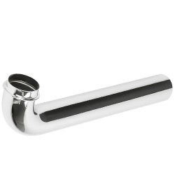 RURKA obluk 90� d32xL220mm s obrubou chrom.