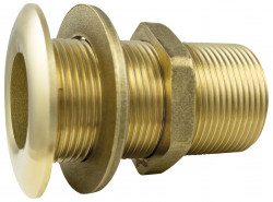 Prechod prirubovy 5/4" L=80mm s maticou a podlozkou, na nadrze, mosadzny