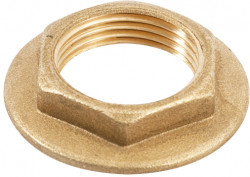 Matica s prirubou   1"   k prechodu na nadrze, mosadzna