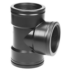 PP t-kus  1/2"x1/2"x1/2"  FFF  polypropylen