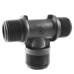 PP t-kus redukovany  1/2"x3/4"x1/2"  MMM  polypropylen