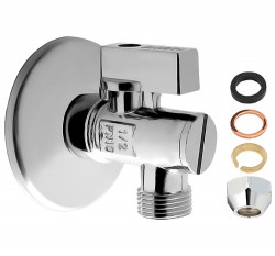 Ventil rohovy 1/2"x3/8" s filtrom a maticou