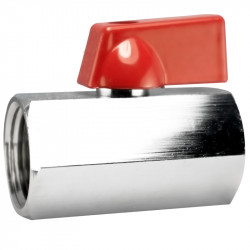 MINIVENTIL 3/4 FF gulovy celopochromovany