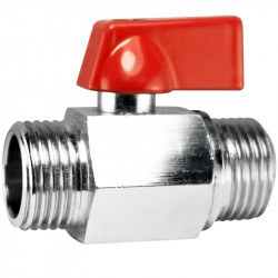 MINIVENTIL 1/4 MM gulovy celopochromovany