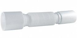 Rura flexibilna d40xd50 L200-375mm kratka bez matice