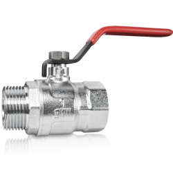 Ventil gulovy voda MF 3/8" paka  PN40 /min. -10 max. +120 �C/