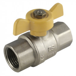 Ventil gulovy plyn FF 1/2" motyl