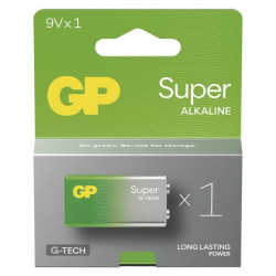 Alkalick batria GP Super 6LR61 (9V) 1 ks