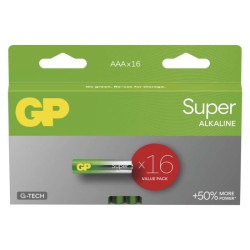 Alkalick batria GP Super LR03 (AAA), 16 ks 16ks