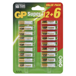 Alkalick batria GP Super LR03 (AAA), 18 ks 18ks