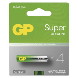 Alkalick batria GP Super LR03 (AAA), 4 ks 4ks