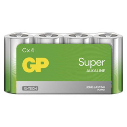 Alkalick batria GP Super LR14 (C), 4 ks flia 4ks