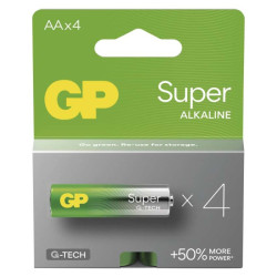 Alkalick batria GP Super LR6 (AA), 4 ks 4ks