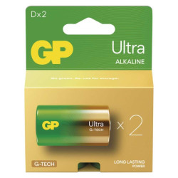 Alkalick batria GP Ultra LR20 (D), 2 ks 2ks