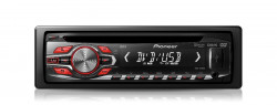 Autordio PIONEER, 1-DIN, MOSFET 50W x 4, DVD, dig. tuner, USB, DO, erven podsvietenie tlaidiel