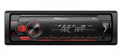 Autordio PIONEER, MOSFET 4x 50 W, DAB/DAB+, RDS, USB, AUX, iOS/Android komp., erven podsvietenie tlaidiel