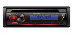 Autordio PIONEER, MOSFET 4x 50 W, RDS, USB, AUX, Android komp., modr displej, erven podsvietenie tlaidiel