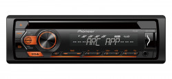 Autordio PIONEER, MOSFET 4x 50 W, RDS, USB, AUX, Android komp., oranov podsvietenie tlaidiel