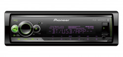Autordio PIONEER, MOSFET 4x 50 W, RDS, USB, AUX, Bluetooth, iOS/Android komp., voliten RGB podsvietenie