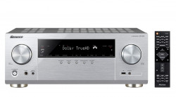 AV Receiver PIONEER, 5.1 k, 130 W/ch, 4K Ultra HD, Bluetooth, WiFi, AirPlay, HDMI, USB, strieborn