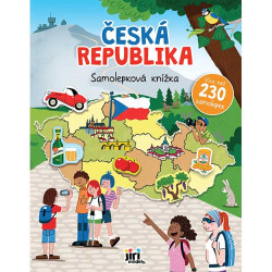 esk republika Velk samolepkov knka