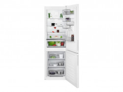 Chladnika AEG, mraz. dole, 230/101 l, No Frost, MultiFlow, Custom Flex, en. trieda E, biela