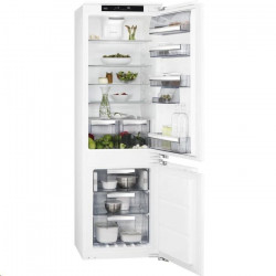 Chladnika AEG, vstavan, mraz. dole, 186/61 l, No Frost, LCD displej, FlexiShelf, en. trieda E