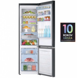 Chladnika SAMSUNG, mraz. dole, 269/98 l, A++, NoFrost + MultiFlow, All Around Cooling, SpaceMax, ierne sklo