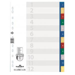 Plastov rozraova DURABLE 1-12 farebn