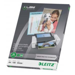 Laminovacie flie Leitz A4 80 mic