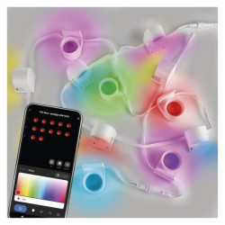 GoSmart LED reflektor - 255 cm reaz, 12 ast, 7 W, RGBIC+CCT, stmievaten, WiFi