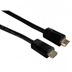 HDMI kbel HAMA, vidlica - vidlica, pozlten, 3*, 3 m