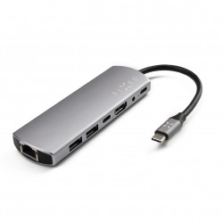 Hlinkov FIXED HUB 7IN1 s rozhranm USB-C pro notebooky a tablety FIXHU-7IN1