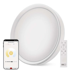 Inteligentn LED svietidlo GoSmart, prisazen, kruhov, 30W, CCT, stmievaten, WiFi