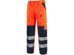 Kalhoty CXS NORWICH, 170-176cm, v�stra�n�, p�nsk�, oran�ovo-modr�
