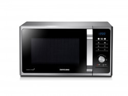 Mikrovlnn rra SAMSUNG, 800/1100 W, 23 l, 24 programov, gril, strieborno/ierna