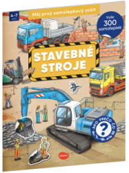 Mj prv samolepkov zoit Stavebn stroje